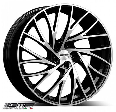 GMP ENIGMA BLK/POL 9,0X18 5X110/44 (75,0) (Z) (TUV) KG750 (REAR)