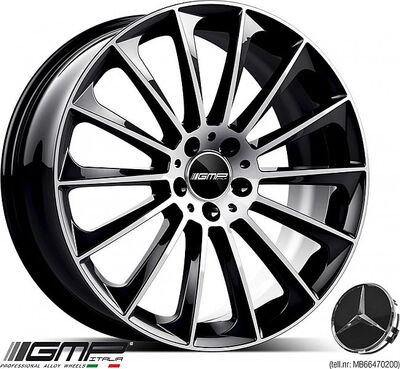 GMP STELLAR BD 8,0X18 5X112/35 (66,6) (Z) (PK/R14) (TUV) KG750 *